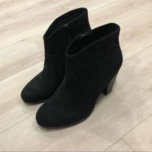Black ankle boots